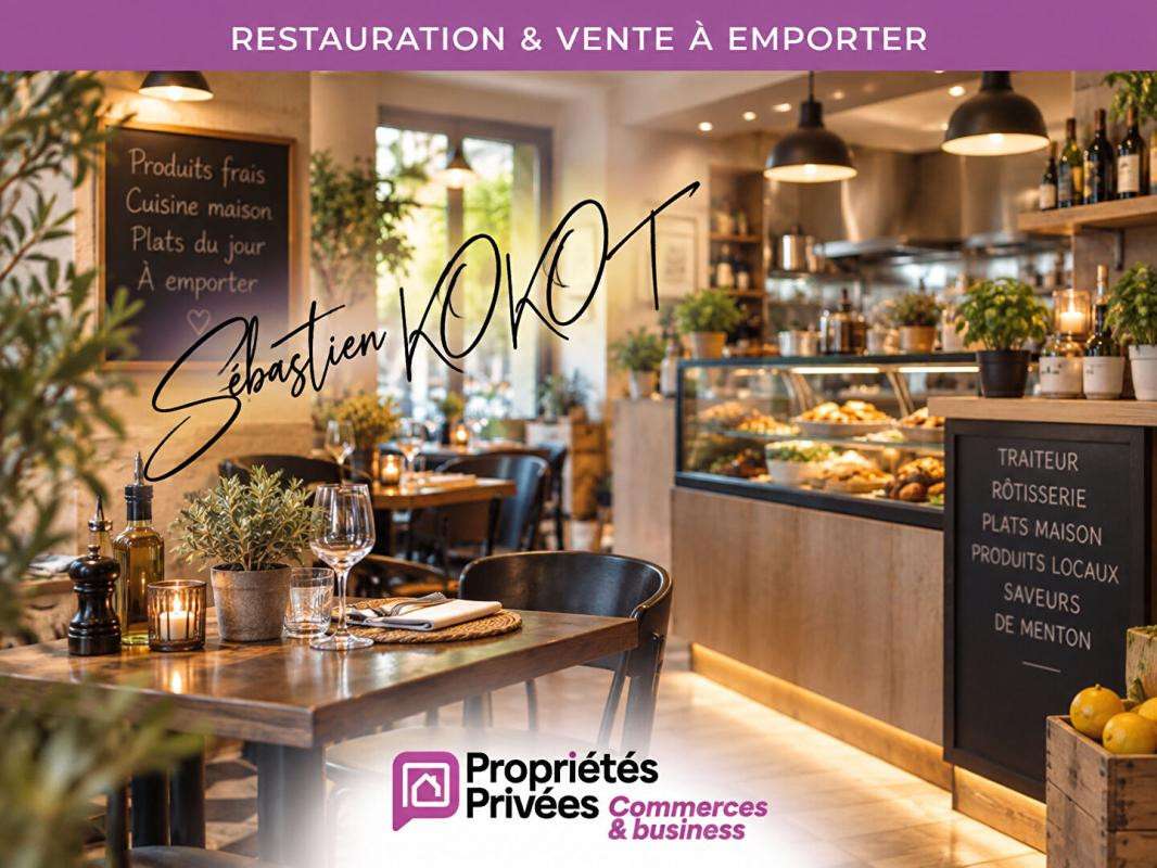 Cède restaurant traiteur vente à emporter à Menton
