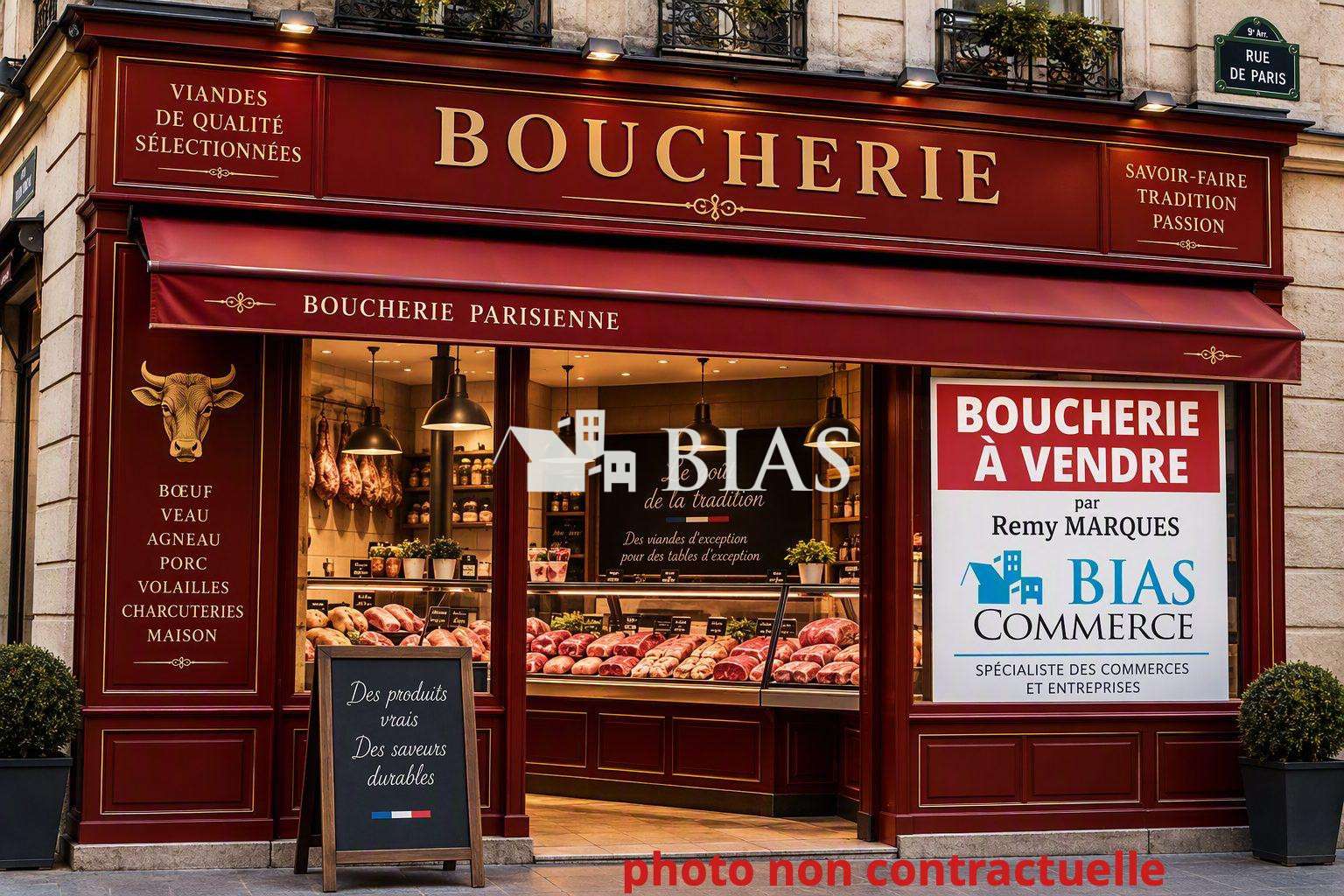 A vendre boucherie emplacement premium Paris 75016