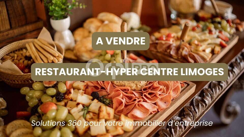Vente restaurant empl top 1 hypercentre de Limoges