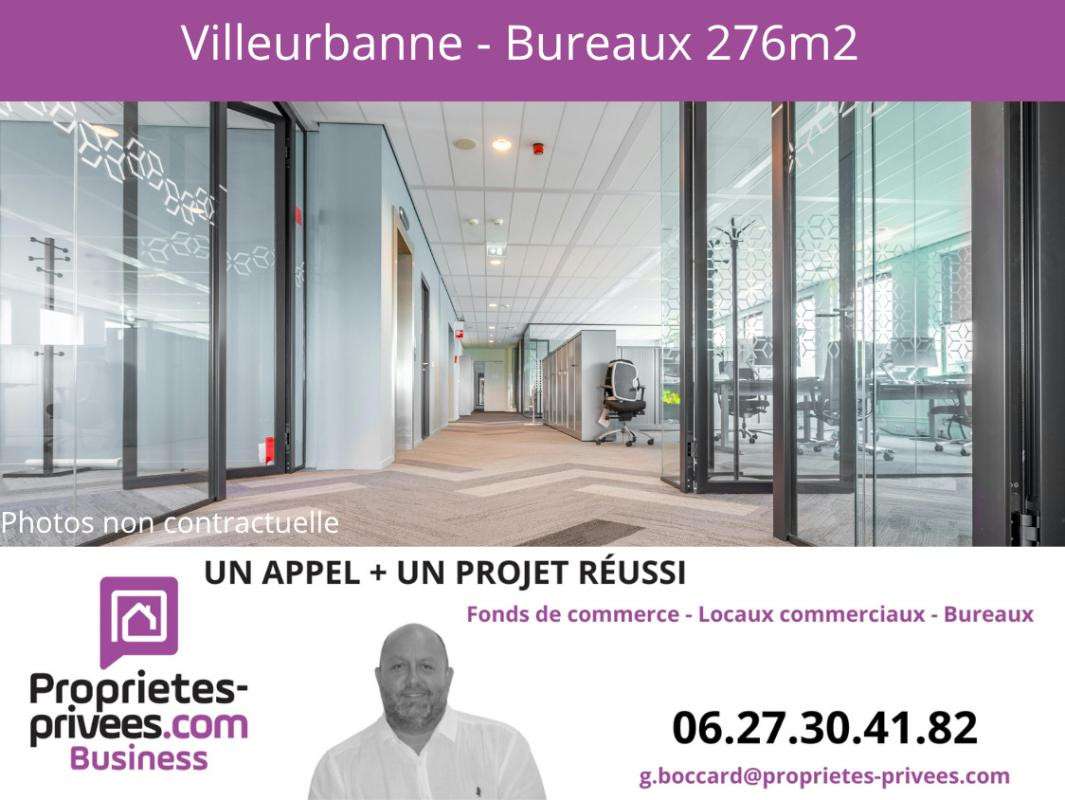 Vente bureaux de 276.95m² divisibles Villeurbanne
