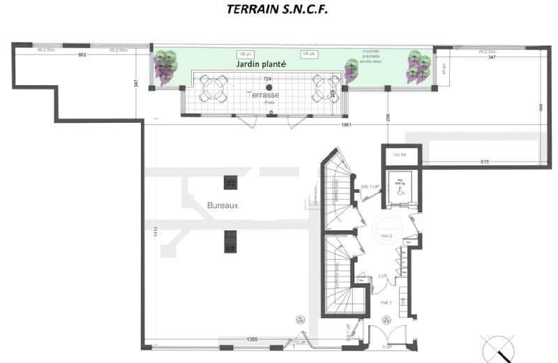 A louer Local commercial 189m² Clichy