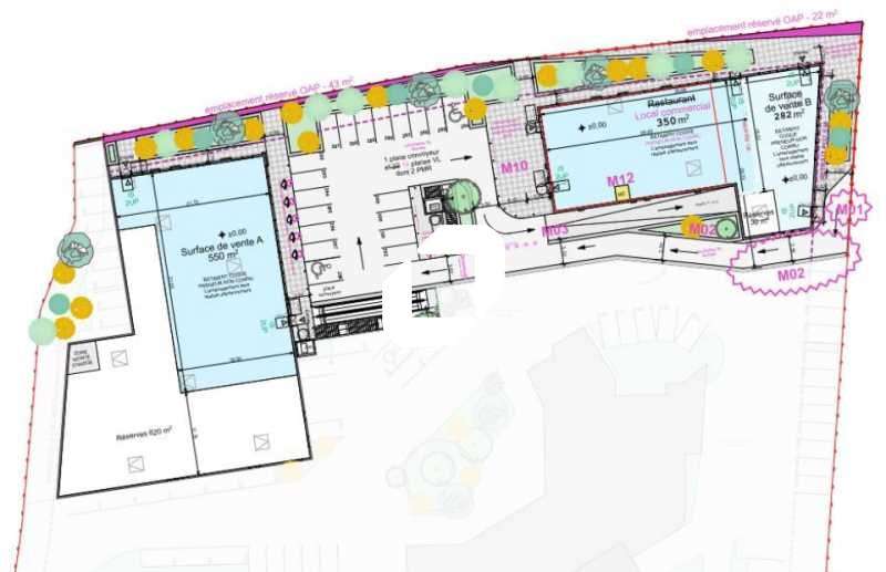 A louer Local commercial 280m² Avon