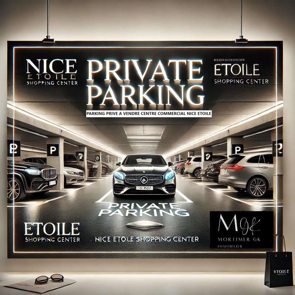 A vendre parking en sous-sol sécurisé Nice Étoile