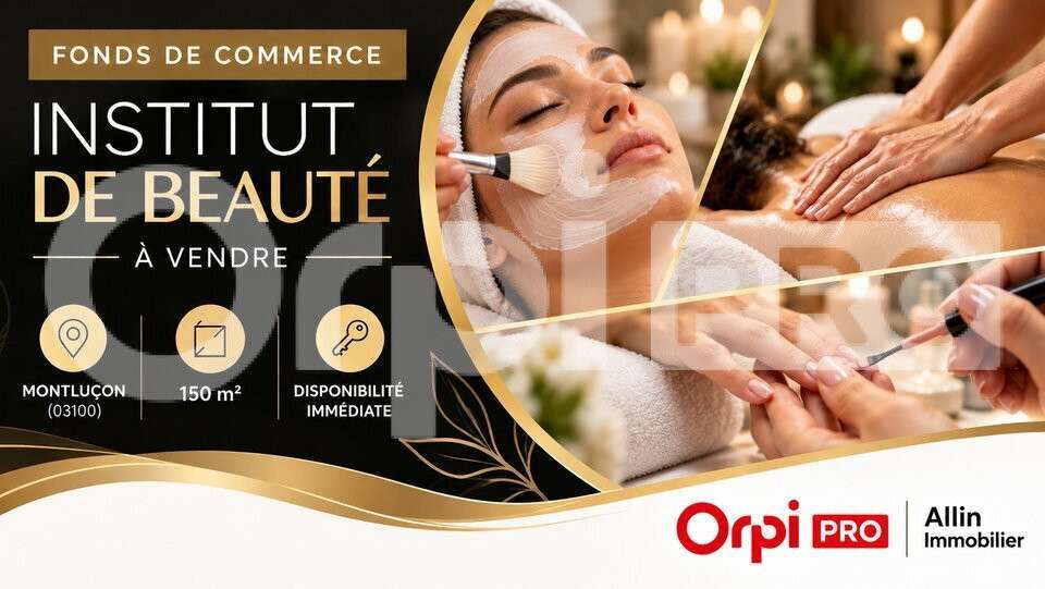 Institut de beauté à vendre à Montluçon
