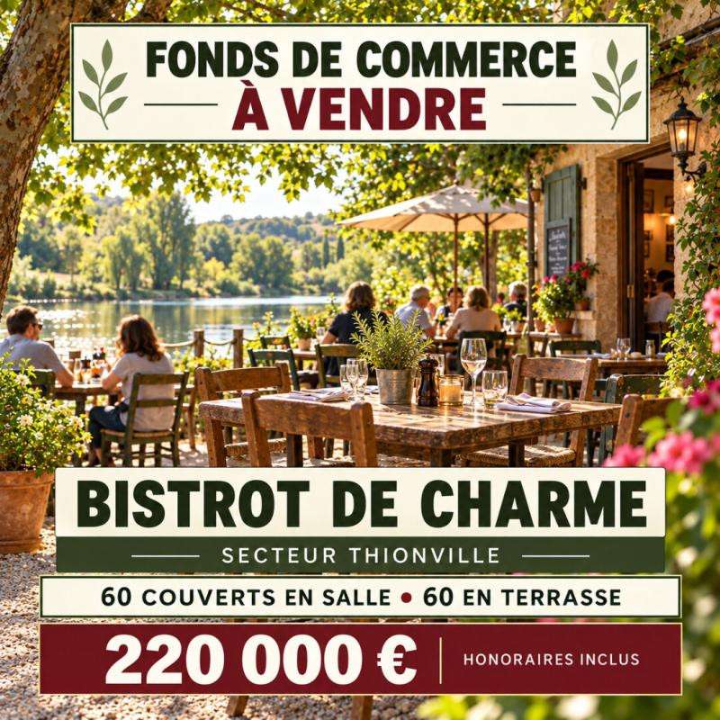 Vente restaurant bistrot secteur Thionville