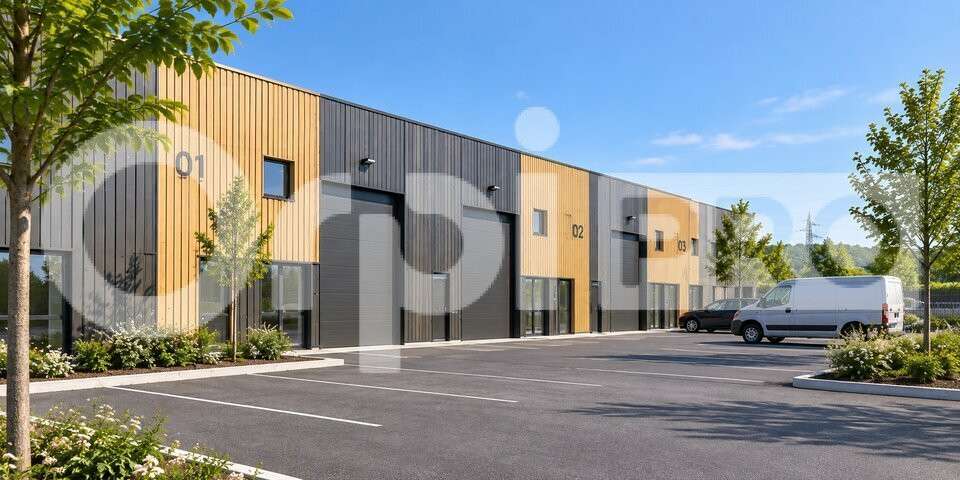 A louer local activité neuf de 230m² à Clairoix