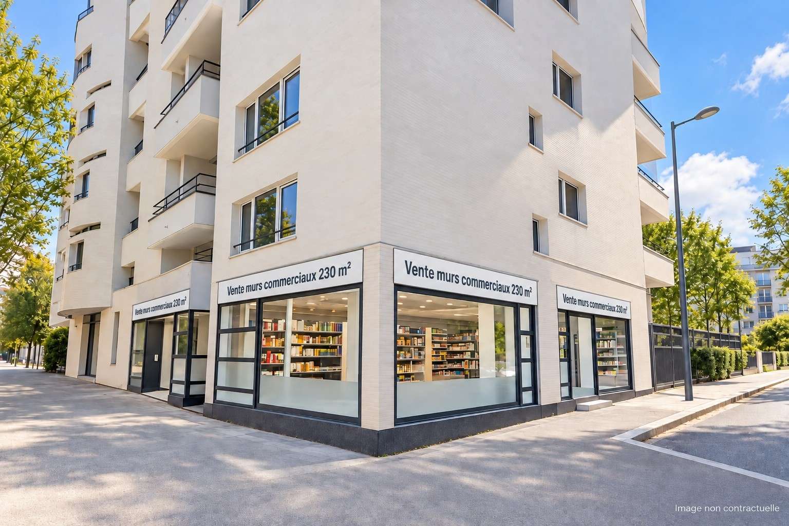 Murs boutique local angle 230m² 75019 Paris
