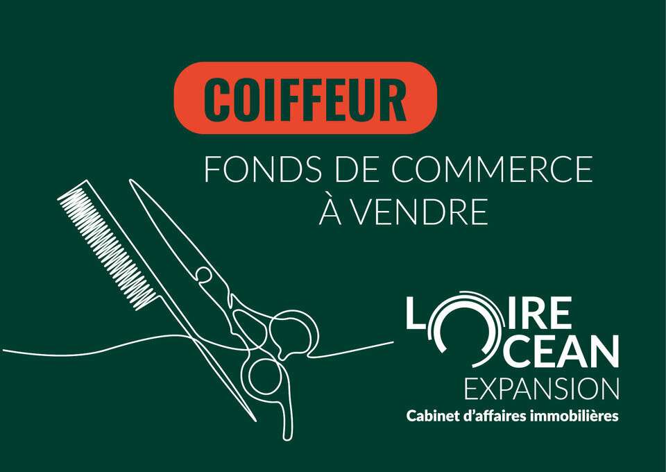 A vendre salon de coiffure barbier à La Baule