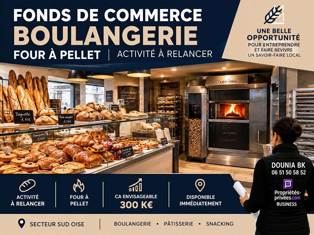 AV boulangerie pâtisserie traiteur secteur Creil