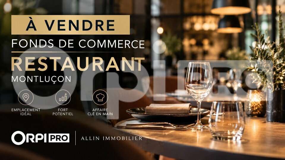 Restaurant à vendre en cité médiévale Montluçon