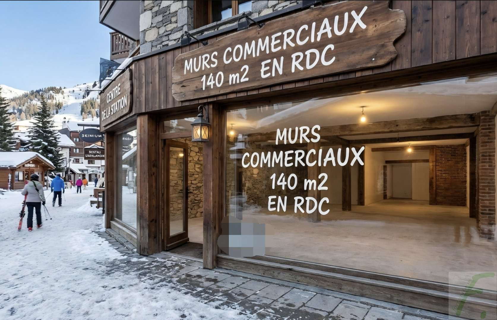 A vendre murs commerciaux de 140m² à la Feclaz