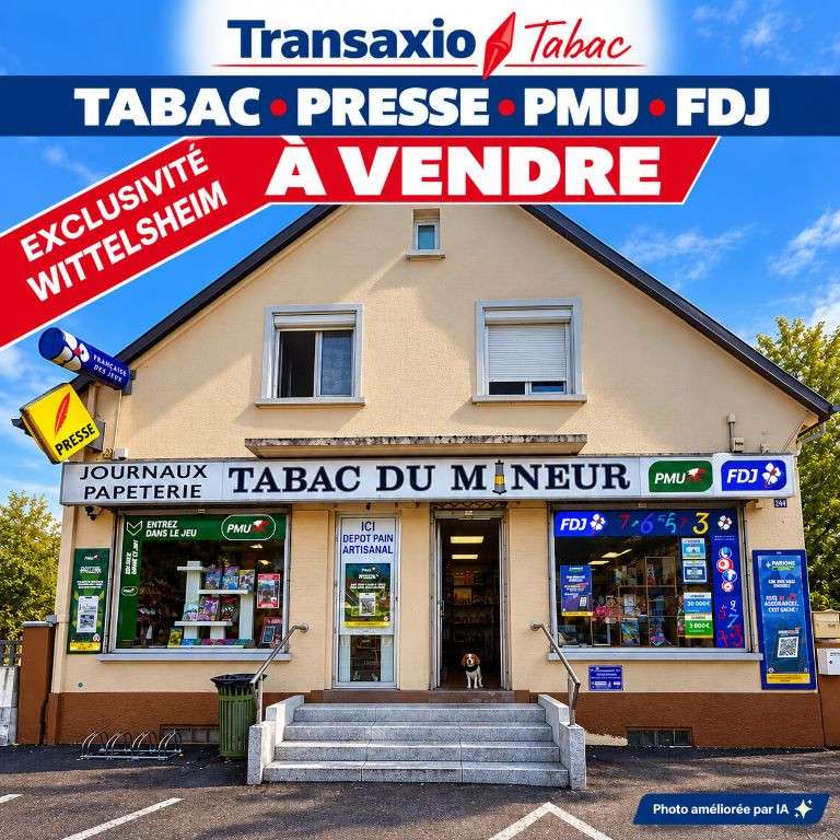 A vendre tabac presse PMU FDJ à Wittelsheim