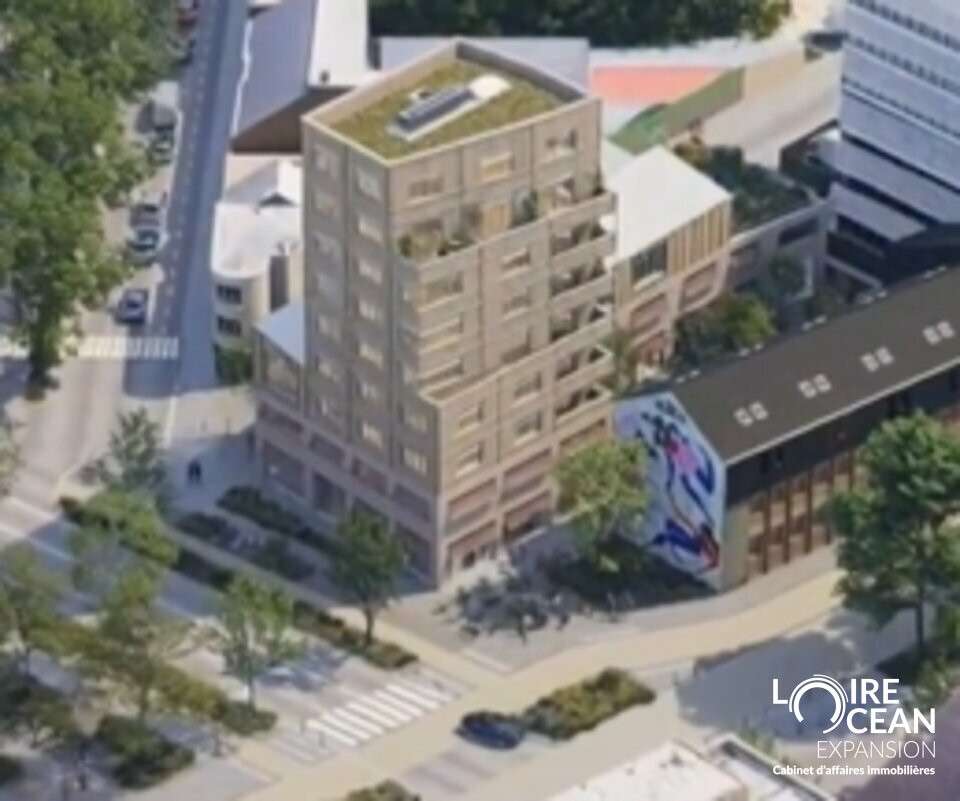 Vente bureaux modernes de 294m² Île de Nantes 
