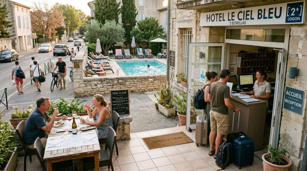 A vendre hôtel 2 ** 20 chambres prox d'Avignon