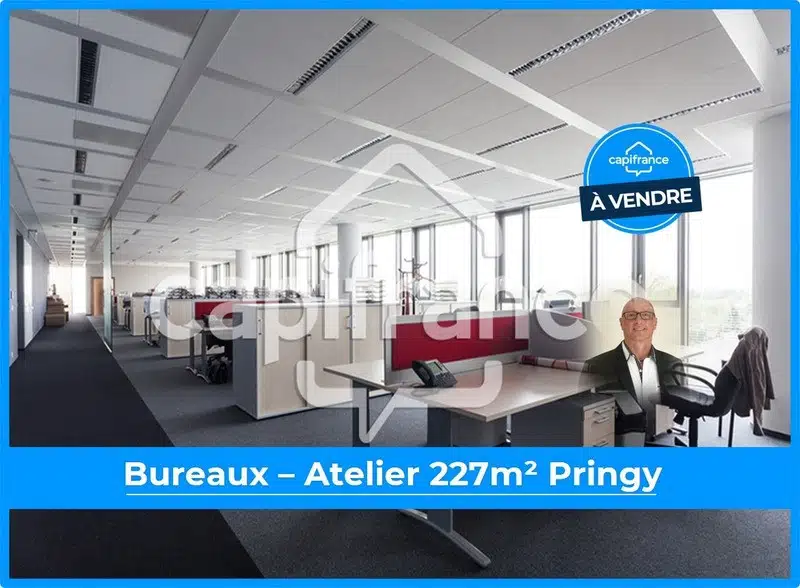 Local d'activité bureaux 227m² à vendre à Pringy