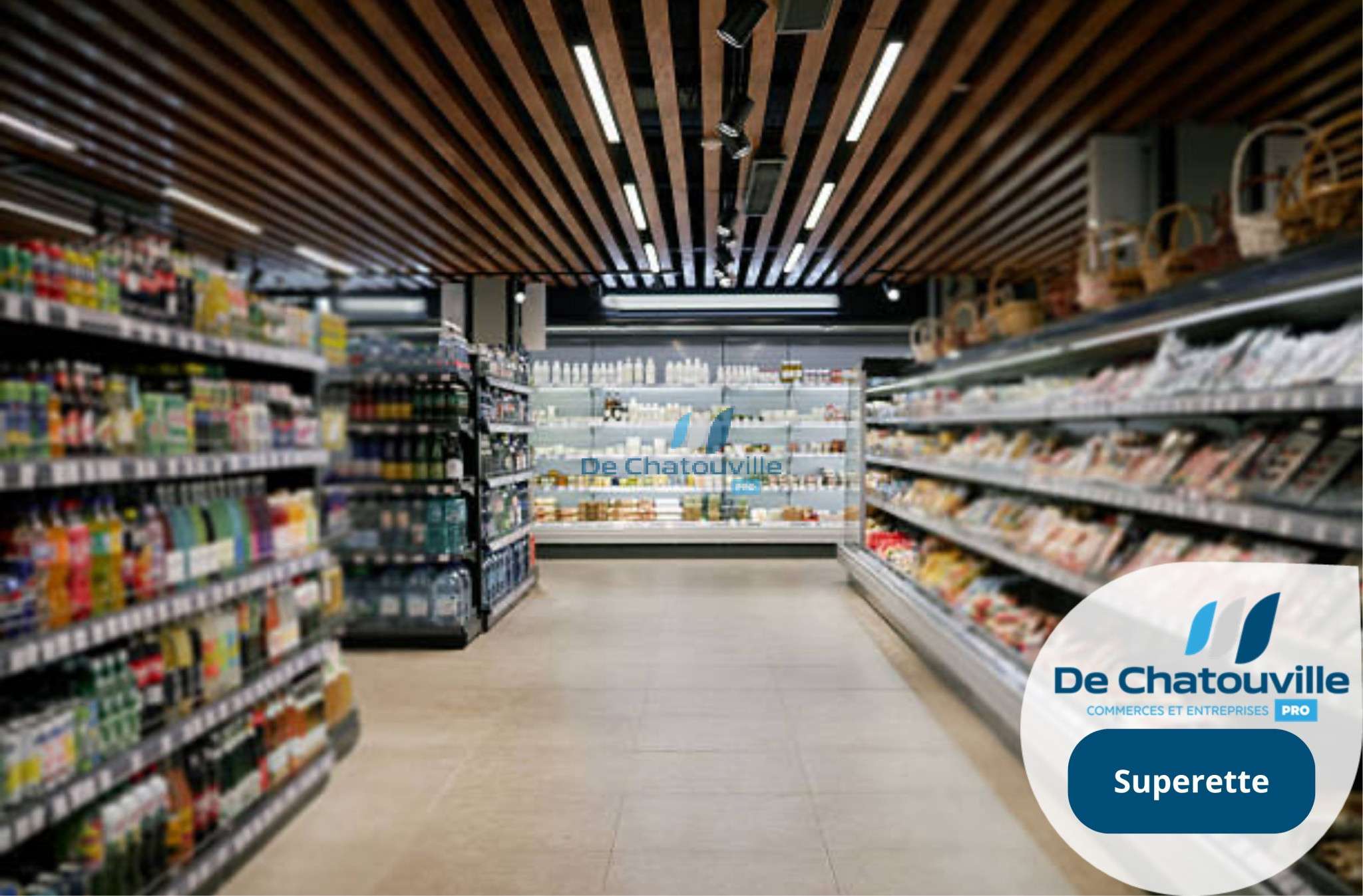 AV supérette de proximité dans secteur résidentiel