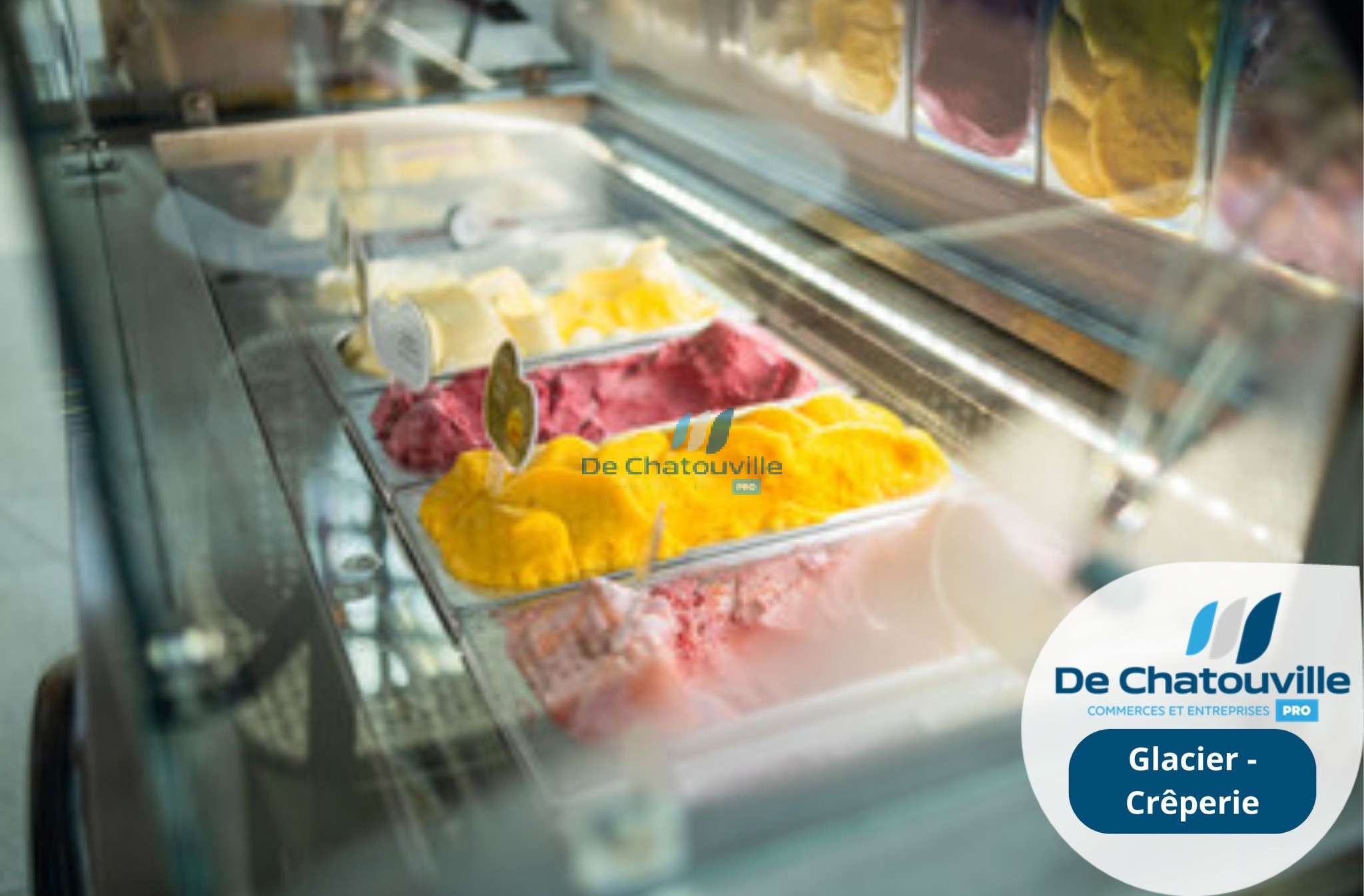 Vente glacier crêperie bord de mer dans le Var
