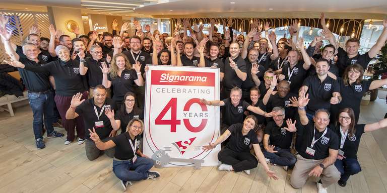 SIGNARAMA - 40 ans de Signarama : un réseau qui se construit dans la durée