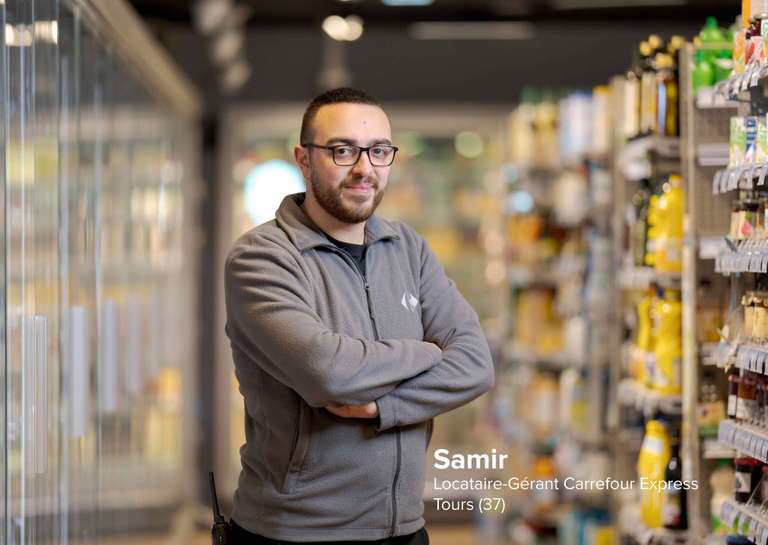 CARREFOUR PROXIMITÉ - À 26 ans, Samir est locataire-gérant d’un Carrefour Express à Tours