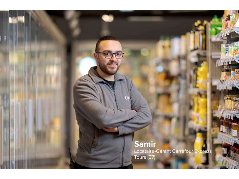 À 26 ans, Samir est locataire-gérant d’un Carrefour Express à Tours