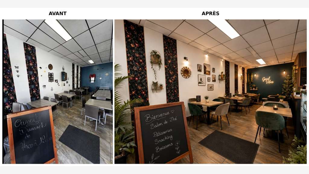 # FONDS DE COMMERCE À VENDRE  SALON DE THÉ AVEC T