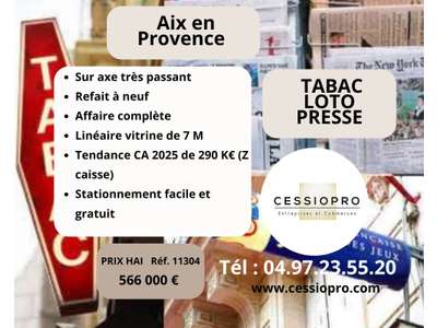 Vente Tabac - Presse - Loto à Aix-en-Provence