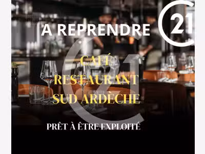 FDC café restaurant à vendre en ville Sud Ardèche