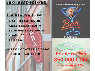 Vente Bar - Brasserie - Tabac à Beauvais
