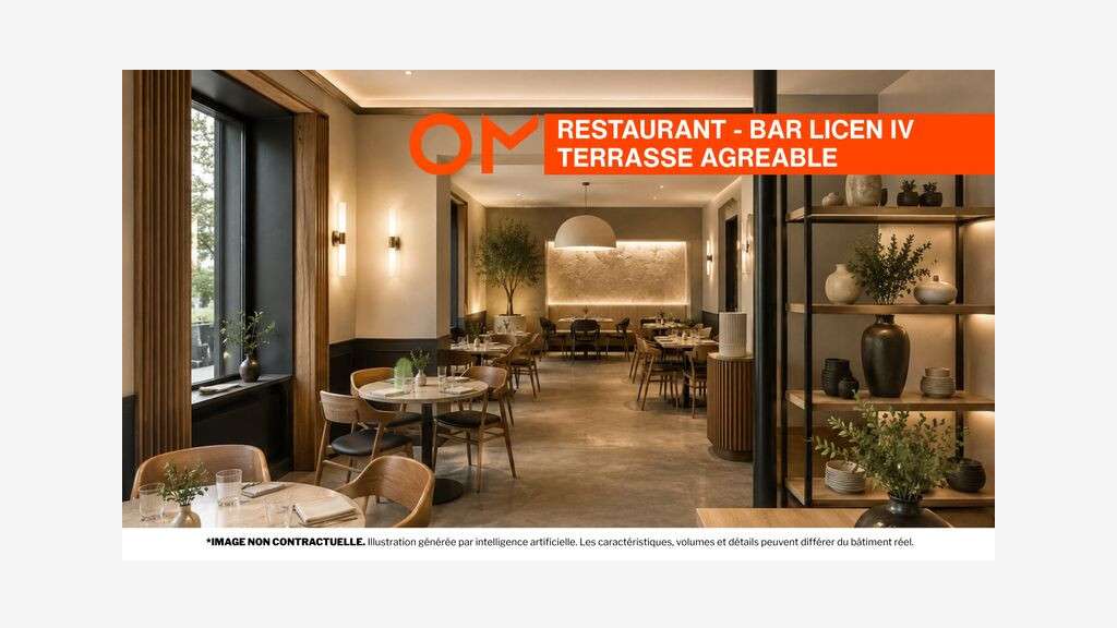 AV restaurant lic IV terrasse ca +700 k euros Ain