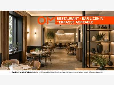 AV restaurant lic IV terrasse ca +700 k euros Ain