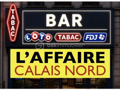 Vente tabac bar FDJ loto terrasse à Calais Nord