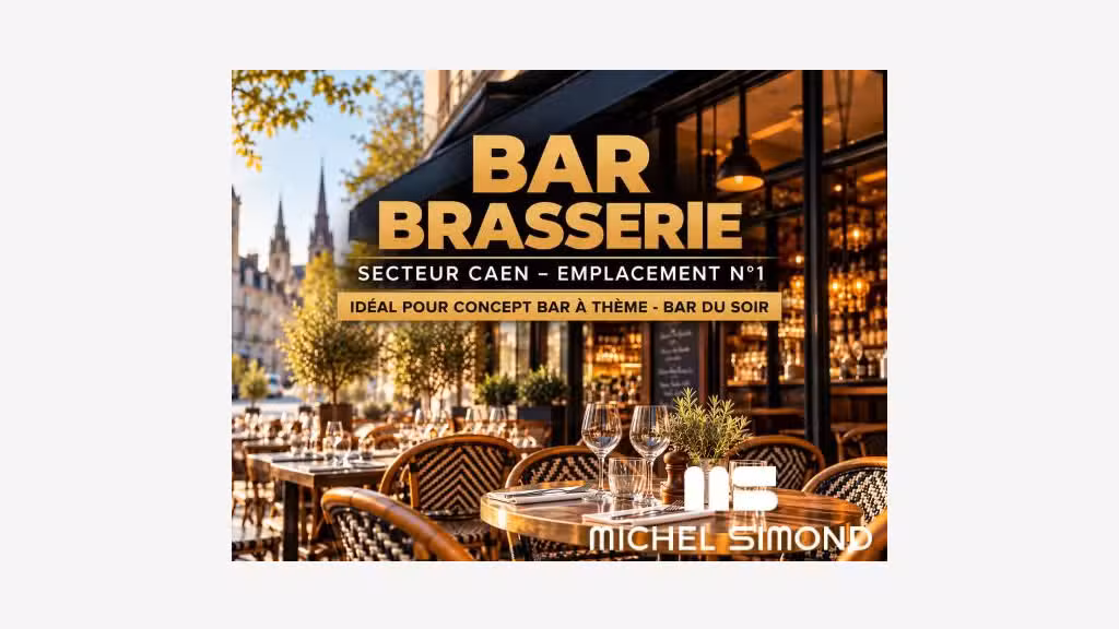 Vente bar brasserie de 250m² secteur Caen N°1