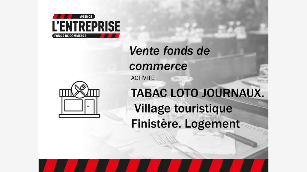Vente FDC tabac loto presse fonds et murs log 29