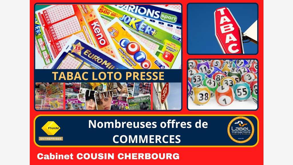 Vente Tabac Presse Loto Jeux en développement 50
