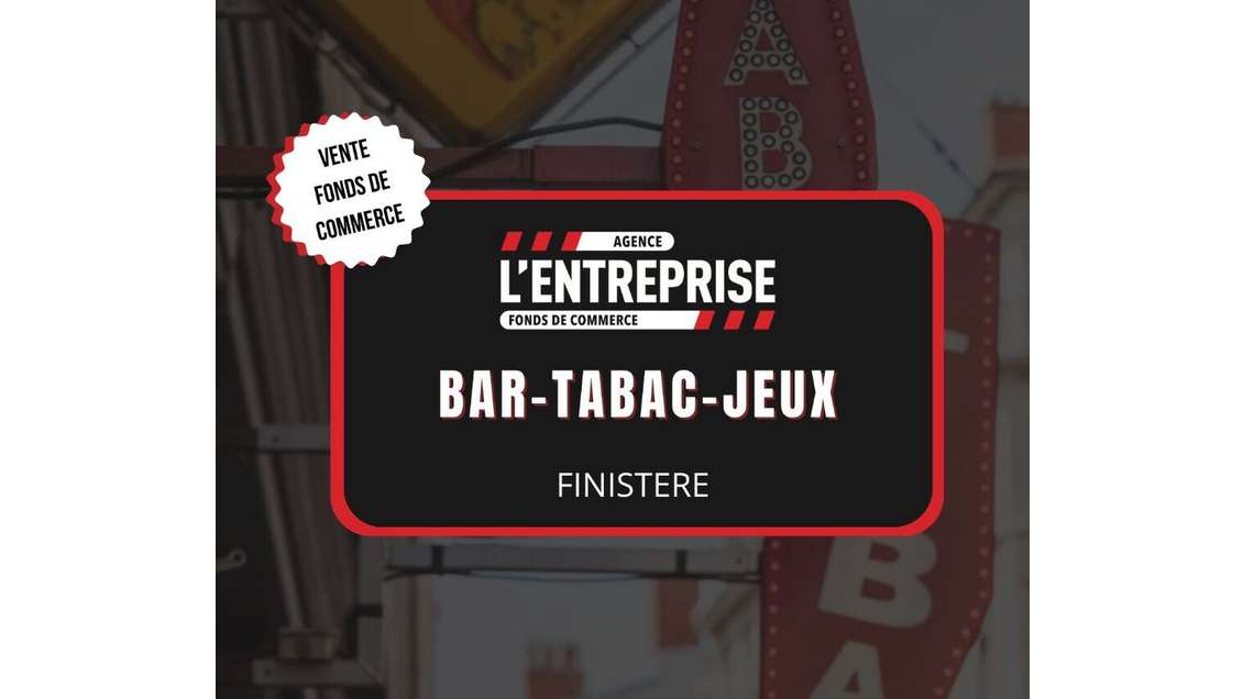 Vente bar tabac loto presse PMU Bretagne Finistère