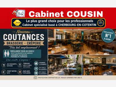 Vente restaurant crêperie très bel empl Coutances