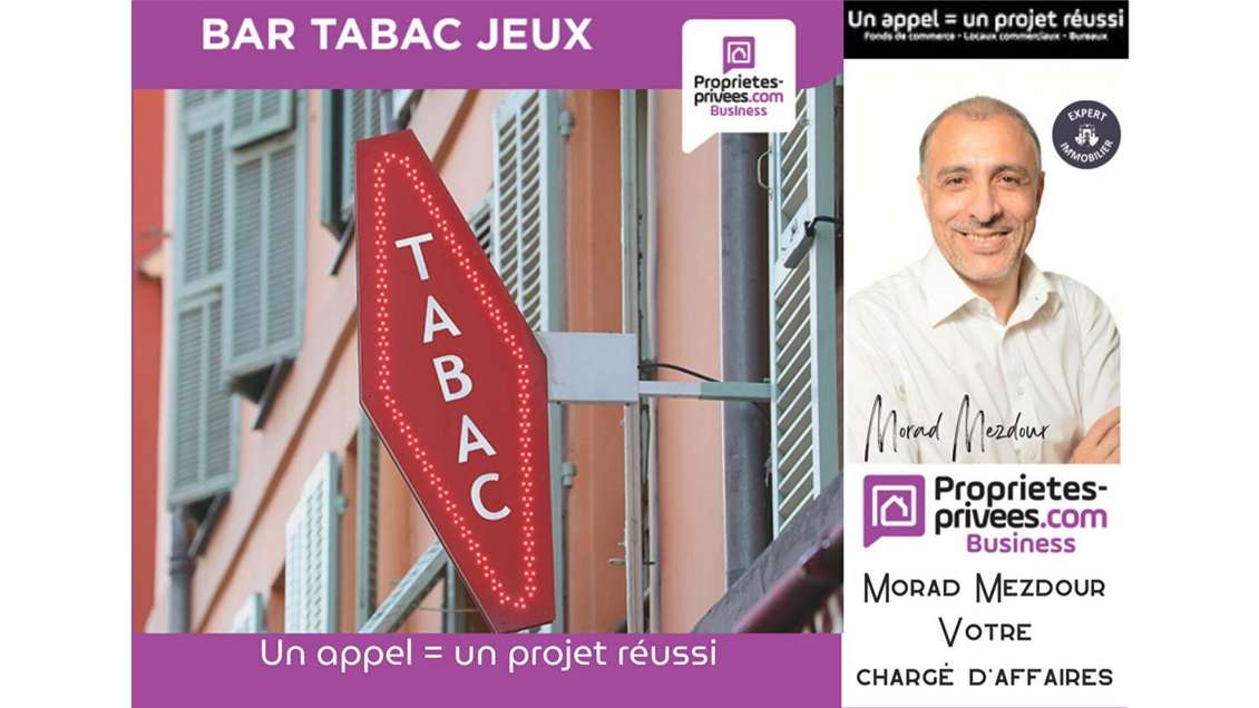 Vente bar tabac brasserie PMU FDJ périphérie Douai