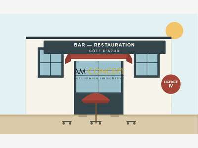 Bar restaurant licence IV à vendre à Drap