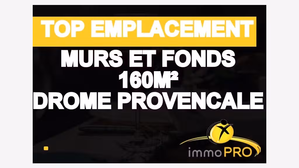 Vente bar restaurant murs et FDC centre village 26