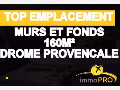 Vente bar restaurant murs et FDC centre village 26