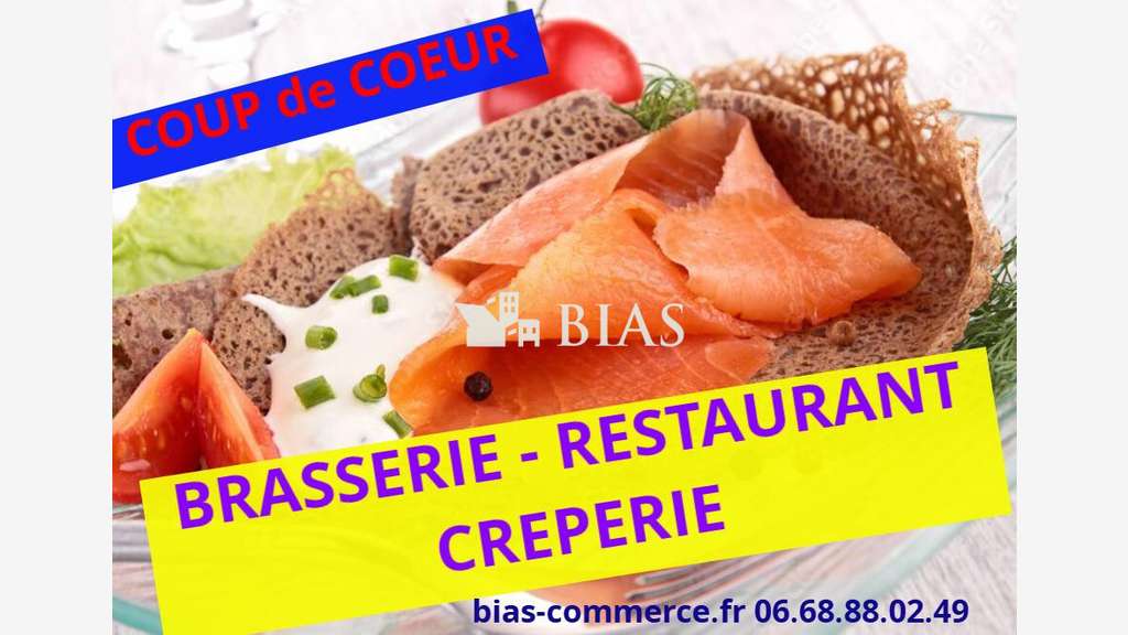 Vente brasserie crêperie licence IV terrasse Eure