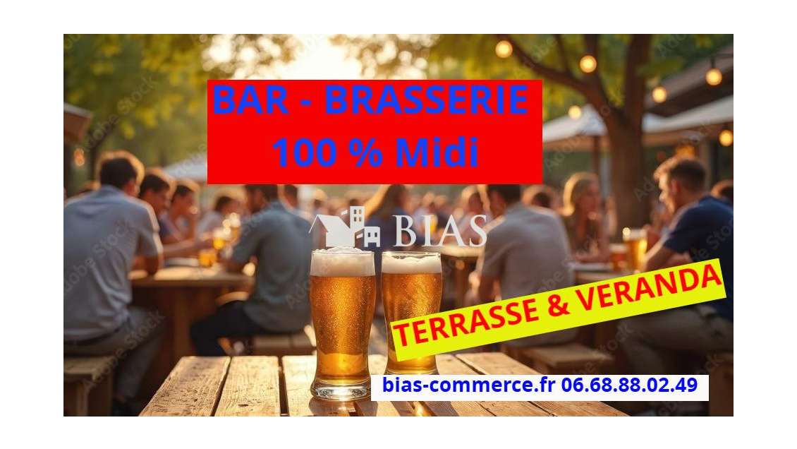 Vente brasserie 100 % midi terrasse & véranda Eure