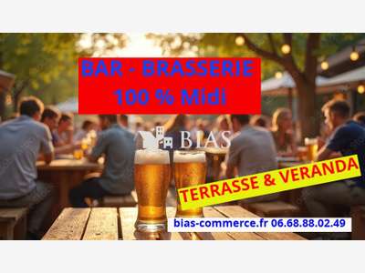 Vente brasserie 100 % midi terrasse & véranda Eure