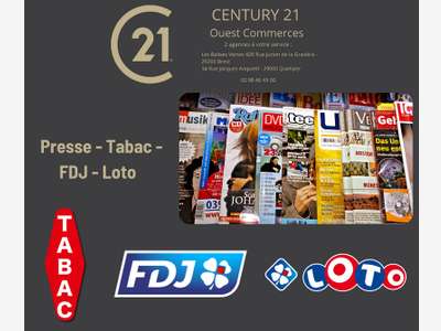 Vente bar tabac dans le triangle d'or de Brest