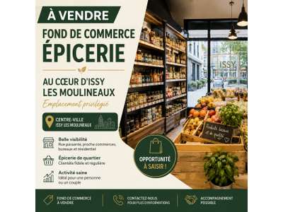 Vente Restaurant à Issy-les-Moulineaux