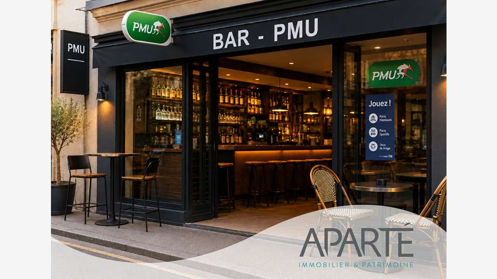 Vente bar PMU FDJ snack à la Ferrière empl strat