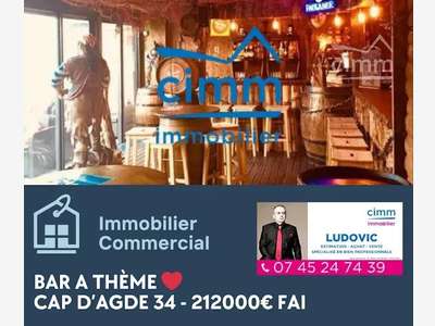 Vente bar à thème très bien situé au Cap d'Agde