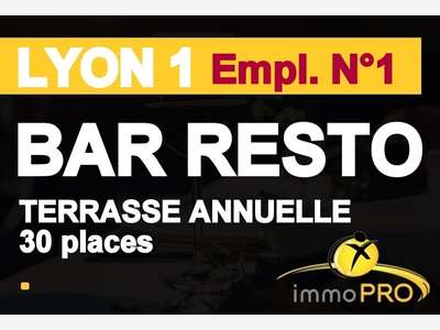 A vendre bar restaurant emplacement N°1 à Lyon