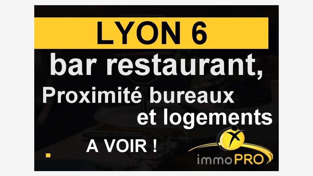 A vendre établissement de bar restaurant à Lyon