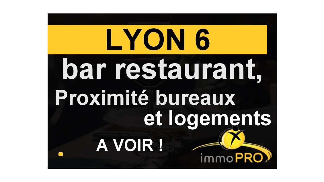 A vendre établissement de bar restaurant à Lyon